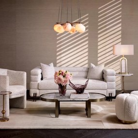 Canapea design LUX York S, Seashell off-white