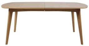 Masă extensibilă în decor de stejar Actona Marte Dining, 180 x 102 cm