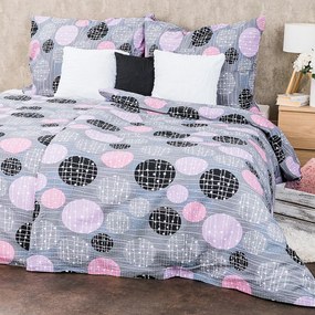 Lenjerie de pat bumbac creponat 4Home Pink illusion, 140 x 200 cm, 70 x 90 cm, 140 x 200 cm, 70 x 90 cm