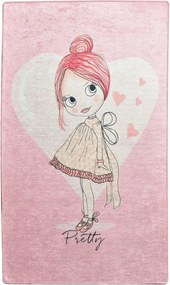 Covor PRETTY, 100x160 cm, forma dreptunghiulara, poliester/stofa catif