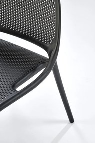Scaun plastic K532 negru