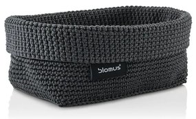 Coșuleț de depozitare Blomus Rope, 11, 5 x 20 cm, gri închis