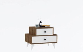 Noptieră Tukopa 2 (alb + nuc). 1094368