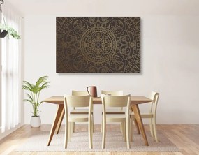 Tablou ornament oriental din aur