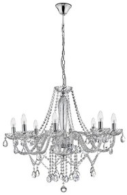 Candelabru elegant cu cristale K9 Mozart 8L