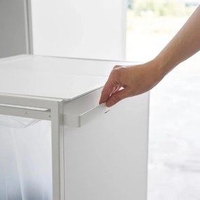 Coș de gunoi alb de reciclat din metal Tower – YAMAZAKI