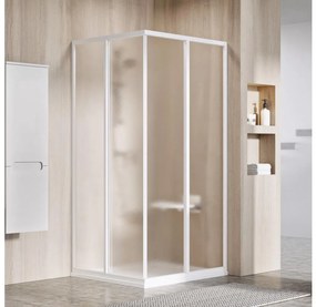 Cabina de duș Ravak SUPERNOVA 14V701O2ZGS - 90x90 cm, albă