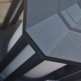 Quintiesse QN-CASTELLE-M-BLK CASTELLE M, Aplica de exterior pentru perete, 1xE27/60W/230V, IP44, negru