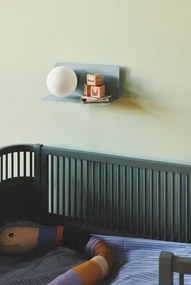 Aplica de perete cu raft pentru camera copii Lilibeth albastru