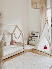 Pat pentru copii cu barieră Mila Classic  I 140x70 cm