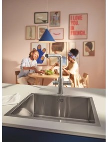 GROHE 30601DC0 - Baterie pentru chiuvetă BLUE PURE cu pipa extractibilă, finisaj inox