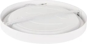 Rabalux 75073 - Plafonieră LED pentru baie SHAUN PLUS 30W/230V, Ø 30 cm, IP44, alb