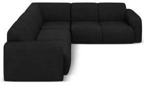 Colțar negru (cu colț variabil/în formă de ”L”) Molino – Micadoni Home