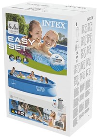 Intex Piscina Easy Set cu sistem de filtrare, 457 x 84 cm