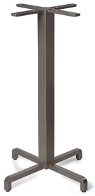 Bază masă exterior Nardi - Fiore High, 47,5 x 47,5 x 107 cm Tabacco