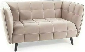 Canapea CASTELLO 2, bej - Bluvel 28, catifea bej, 145x85x78 cm