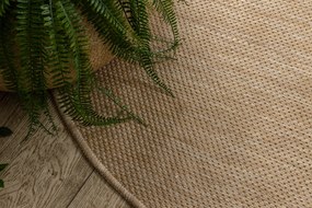 Covor SISAL SION cerc A5165A Melanj țesute plate natural