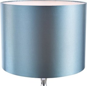 Där Lighting ELS4223 - Lampă de masă ELSA 1xE27/40W/230V albastru/crom lucios