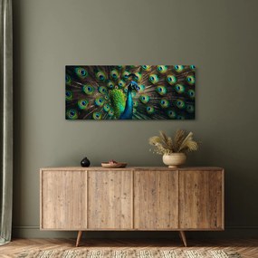 Tablou – Păun (120x50 cm)