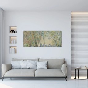 Tablou - Claude Monet, Woman Seated under the Willows, reproducere (120x50 cm)