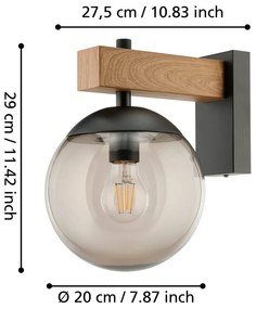 Corp de iluminat pentru exterior de perete (înălțime 29 cm) BUFALATA – EGLO