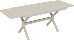 Outsunny Masă Extensibilă de Grădină pentru 8-10 Persoane, din Aluminiu și Oțel, 154/214x85x73 cm, Gri | Aosom Romania