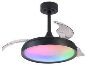 Lustra LED RGB CCT cu ventilator si telecomanda SIBERIA Mini MA-8761