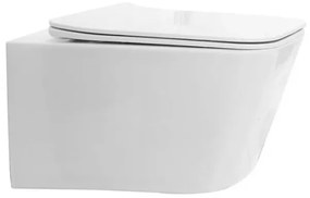 Set vas wc suspendat rimless cu capac quick release si soft close,  Fluminia, Paris si rezervor wc incastrat Grohe Rapid SL