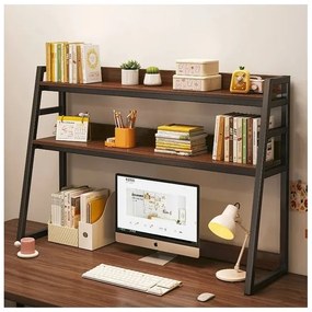 Polita multifunctionala pe 3 niveluri VERTEX neagra/nuc