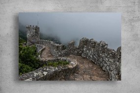 Tablou Canvas - Castelul din ceata