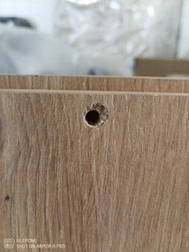 OFERTA Dulap TV de perete ENTSIAN 150x40cm, stejar artisan II. calitate