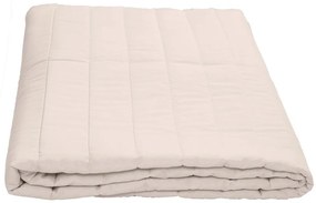 Pilota matlasata de vara 140x200 cm cu husa pentru perna SUMMER 45x75 cm, bej