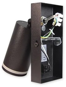 Spot de perete 1xGU10/35W/230V negru