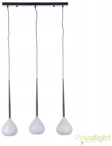 Lustra moderna Aga 3 WH/BK