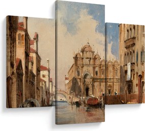 Tablou - Jules-Romain Joyant, The Scuola di San Marco, Venice, reproducere (90x60 cm)
