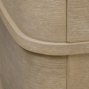 Noptiera/ masuta laterala design LUX Cabana S, furnir stejar albit