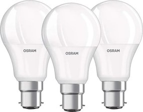 SET 3x Bec LED B22d/8,5W/230V 4000K - Osram
