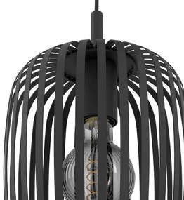 Lustră pe cablu Eglo 900686 ROMAZZINA 3xE27/40W/230V negru