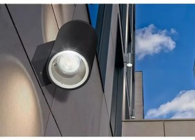 Aplica moderna exterior cu iluminat ambiental IP54 JOE WALL 2 gri inchis ZZ AZ3319