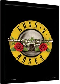 Poster înrămat Guns N Roses - Bullet Logo