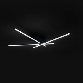 Brilagi - Plafonieră LED STRIPES, 30W/230V, neagră