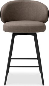 Scaun de bar design elegant LUX Camerota, Scalea grey