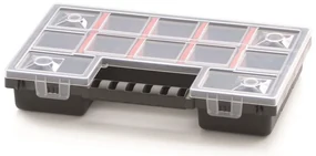 Organizator servieta 28,7 × 18,6 × 5 cm, separatoare, gri