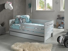 Set TODDLER format în Pat copii pentru copii mici (70 x 140 cm) cu sertar de depozitare.