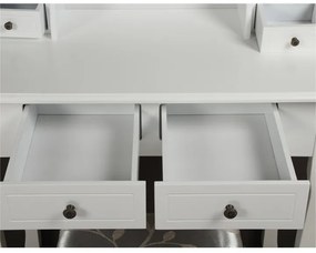 Măsuță decorativă cu scaun RODES NEW, albă