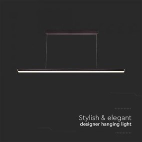 Lustră LED pe cablu LED/23W/230V 4000K 120 cm negru