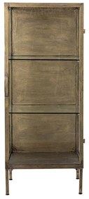 Vitrină aurie din metal 45x110x40 cm Saone – Bloomingville