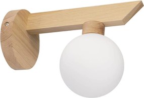 Aplica de perete ANTONIO 1xG9/5W/230V stejar/alb
