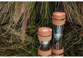 Cană de voiaj roz/maro 454 ml Brew Frappe L – KeepCup