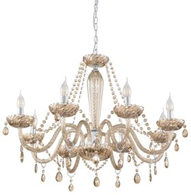 Eglo 39093 - Lustra BASILANO 8xE14/40W/230V